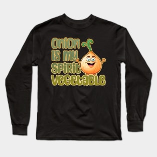 Onion is My Spirit Vegetable Long Sleeve T-Shirt